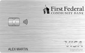 First Federal Community Bank College Rewards Visa Credit Card