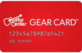 Synchrony Guitar Center Gear Card
